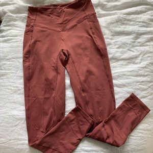 Pink Flexxfit Leggings (no front seam!)
